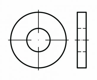 DIN 7349 Podkładki pogrubiane
