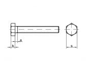 Full thread hex head bolts and screws DIN 933