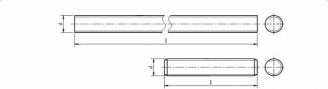 prety gwintowane UNC UNF ANSI B18.31.2 din 976
